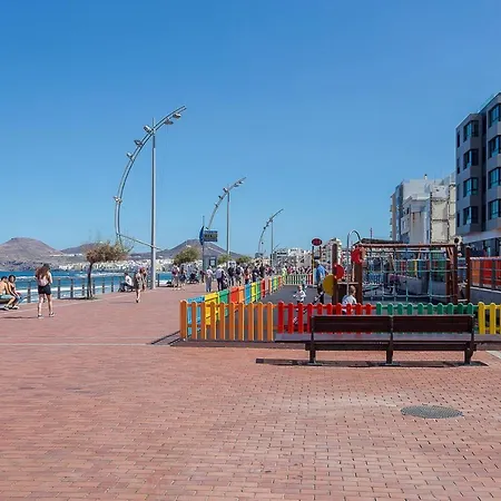 Tabaiba 1 + Beach + A/C + Fast Wifi アパート ラスパルマス・デ・グランカナリア